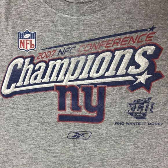 VintageĀ 2007āGiants NFC ConferenceāChampions Tee |āLarge - Picture 2 of 3